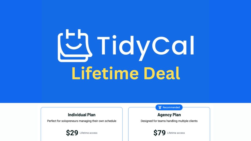 TidyCal AppSumo Lifetime Deal