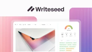 Writeseed AI Content Writer creating SEO-optimized blog content