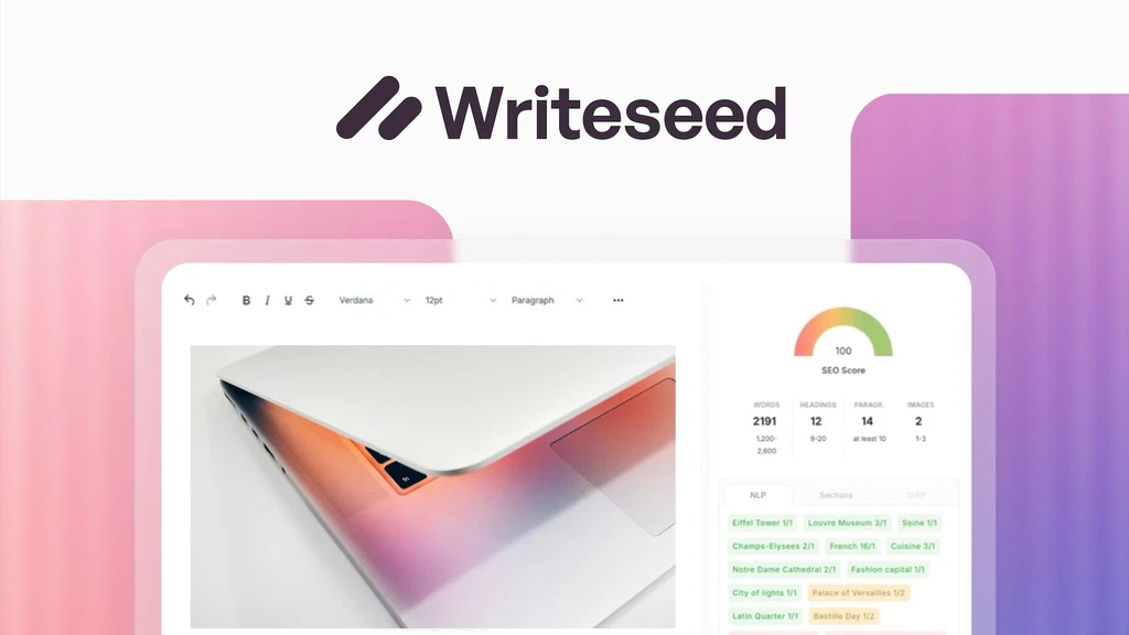 Writeseed AI Content Writer creating SEO-optimized blog content