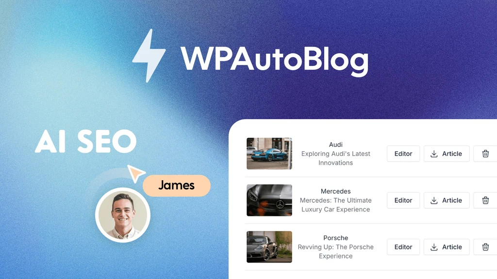 WPAutoBlog AI WordPress content